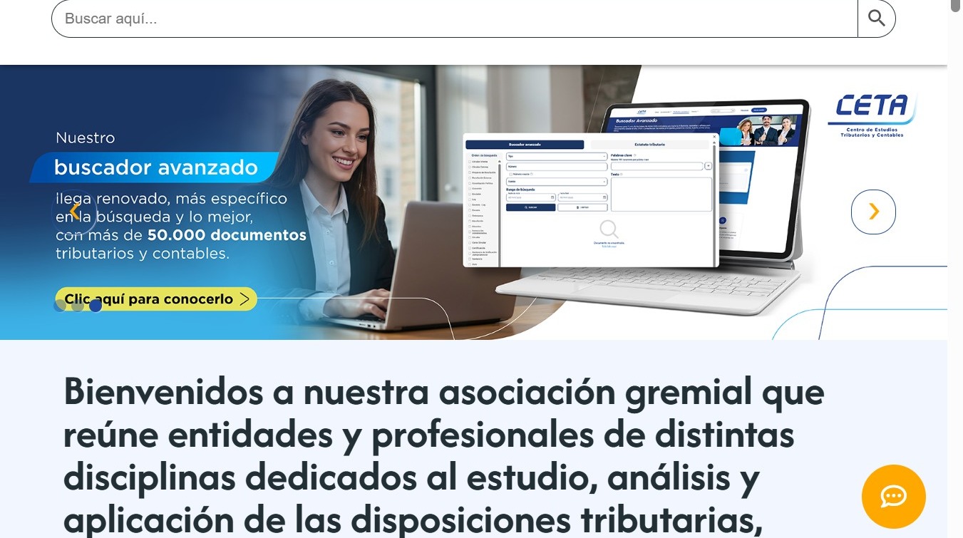 Página web CETA