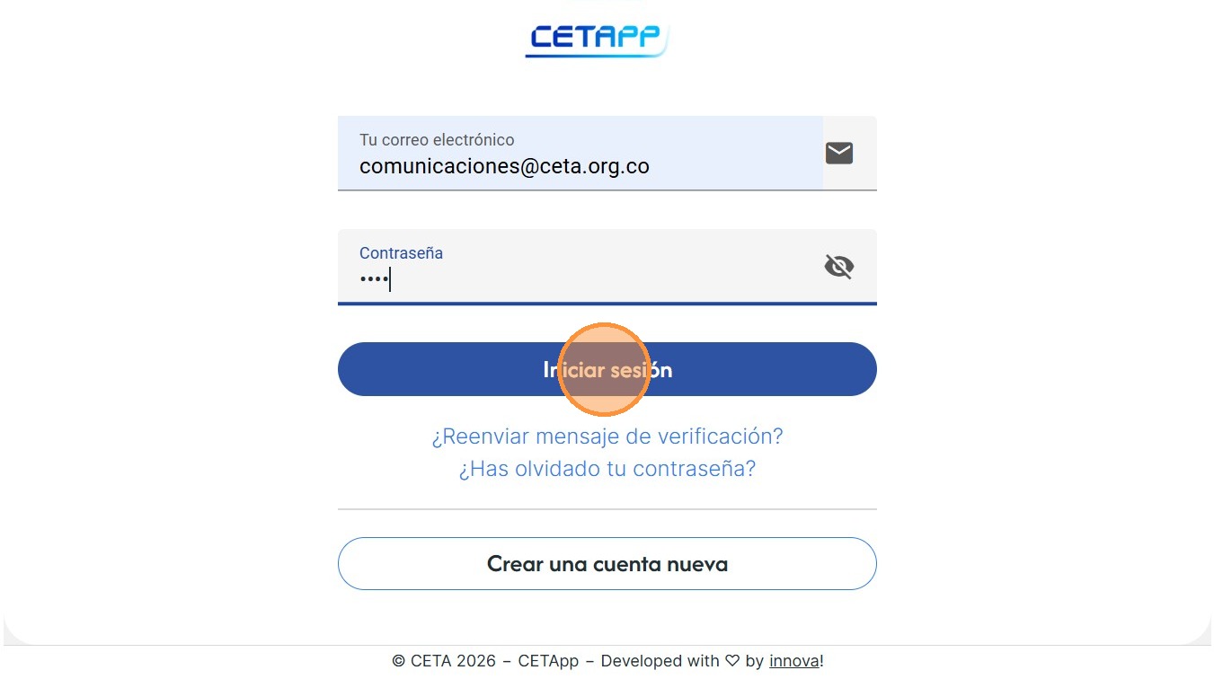 Iniciar sesión